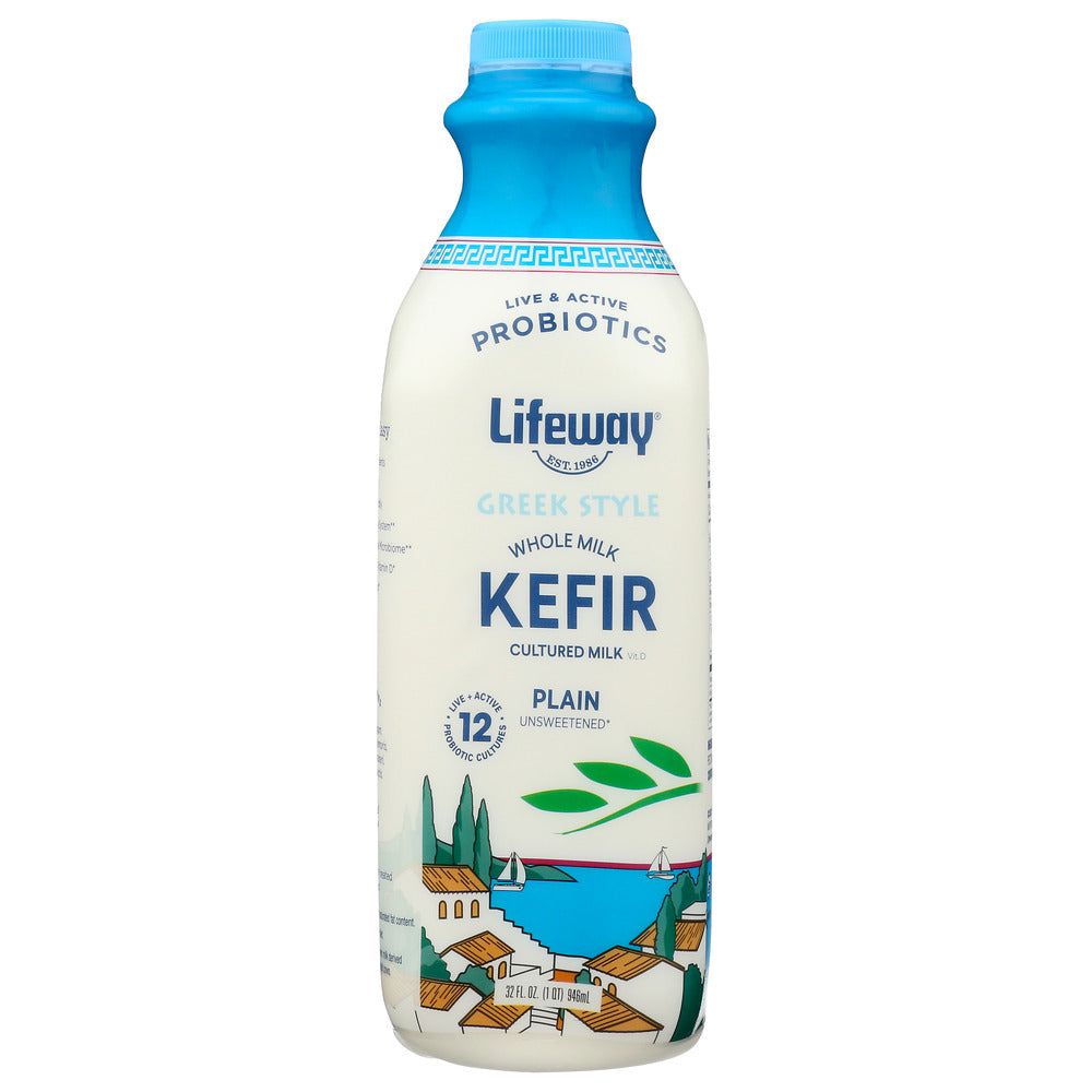 LIFEWAY: Greek Style Plain Kefir Unsweetened, 32 oz - #tag1# - #tag2#