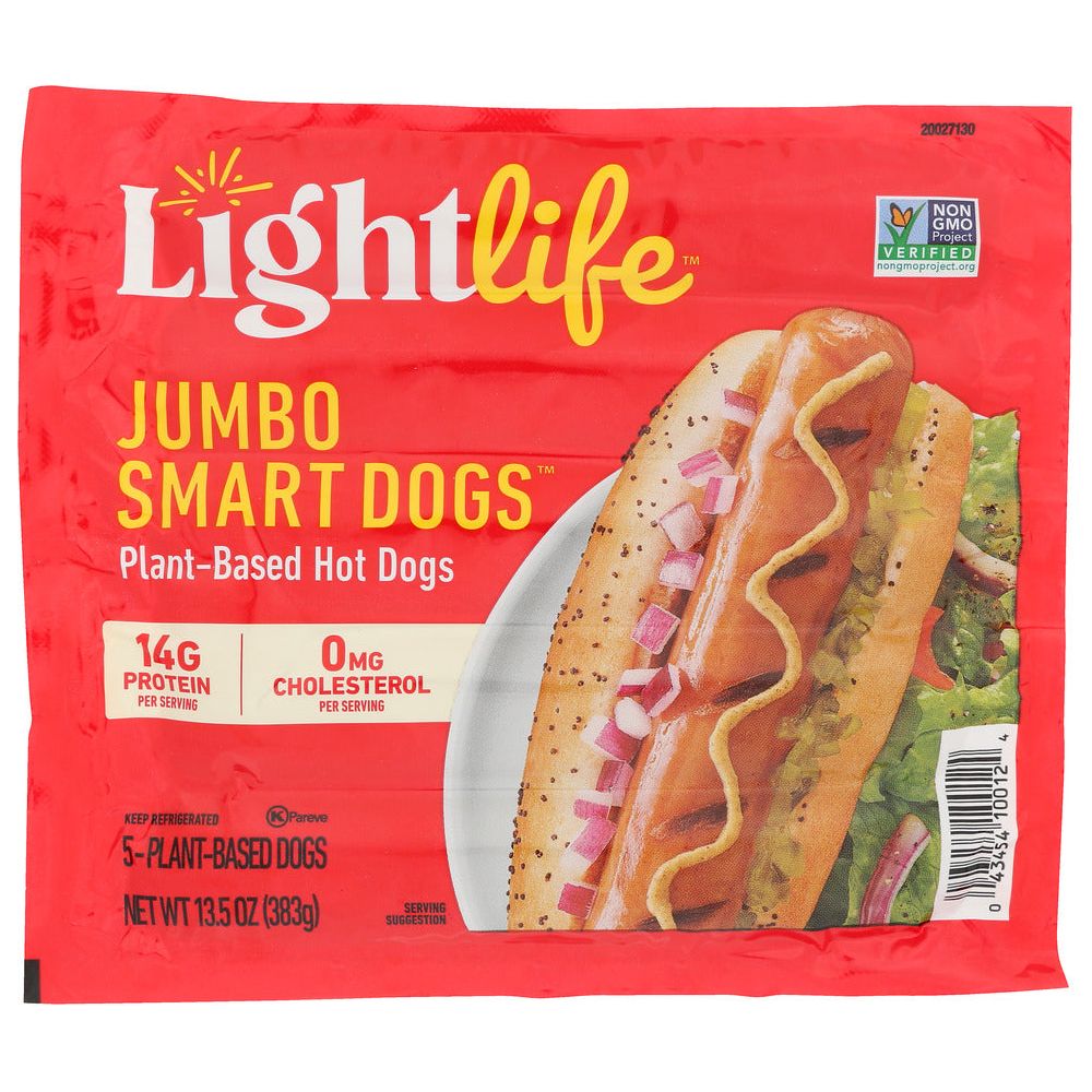 LIGHTLIFE: Smart Dogs Jumbo, 13.5 oz - #tag1# - #tag2#