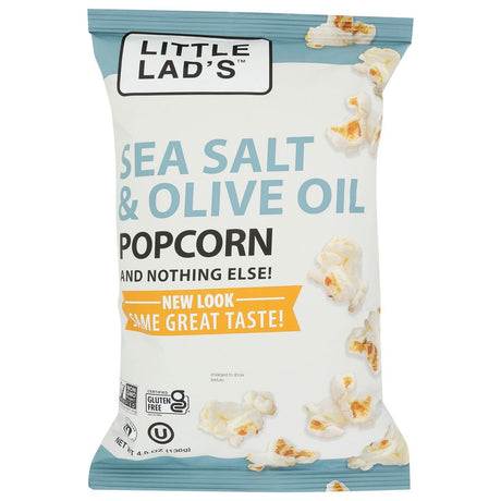 LITTLE LADS: Sea Salt And Olive Oil Popcorn, 4.8 oz - #tag1# - #tag2#