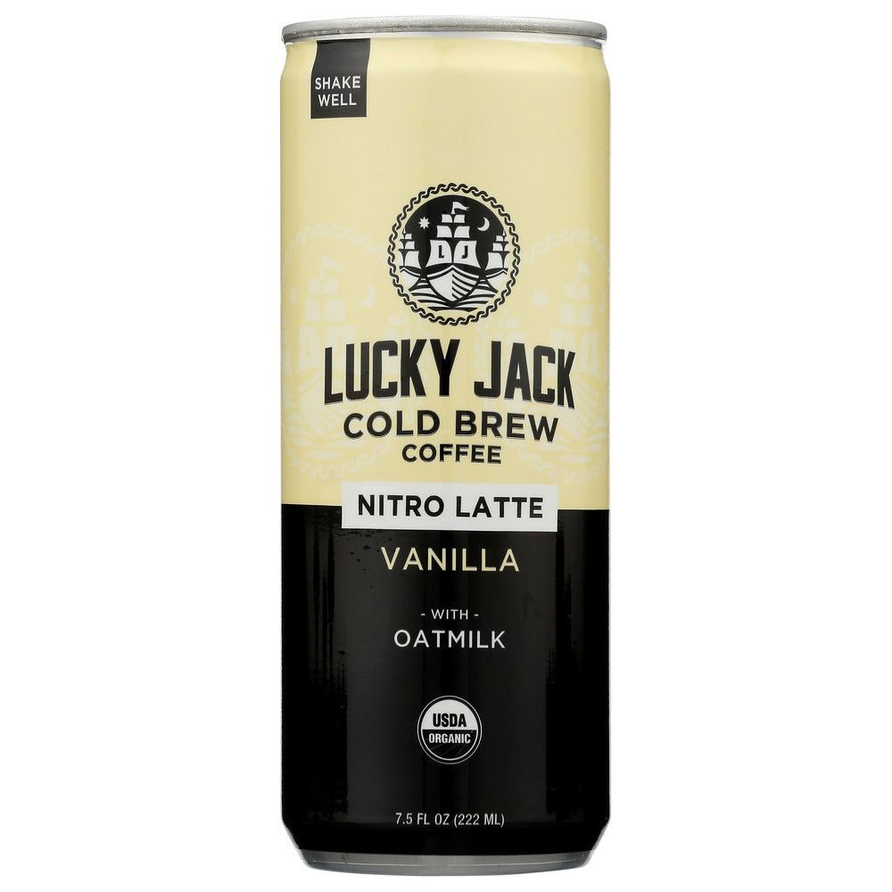 LUCKY JACK: Nitro Latte Vanilla With Oatmilk Coffee, 7.5 fo - #tag1# - #tag2#