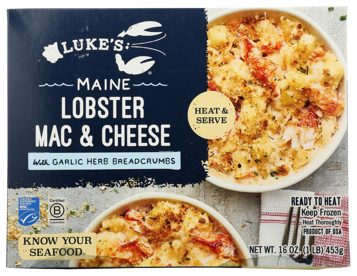 LUKES LOBSTER: Mac Cheese Maine Lobster, 16 oz - #tag1# - #tag2#