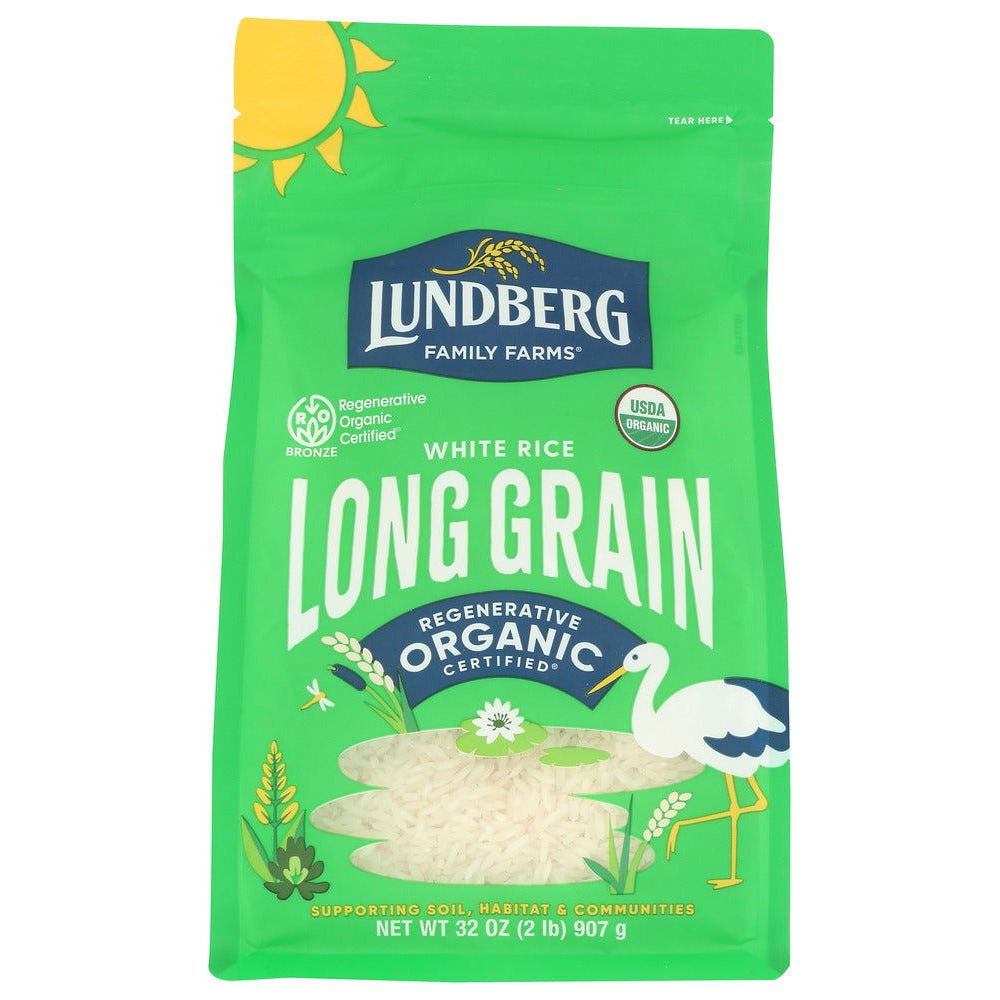 LUNDBERG FAMILY FARMS: Organic White Long Grain Rice, 32 oz - Sunshine Co Op. - #tag1# - #tag2# - #tag3# - #tag4#