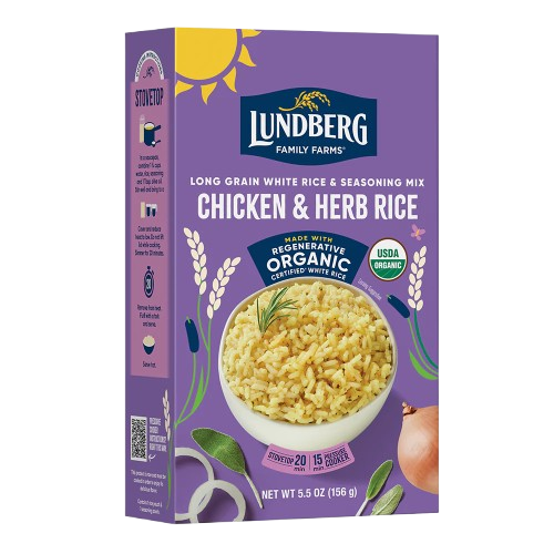 LUNDBERG: Organic Chicken and Herb Rice, 5.5 oz - #tag1# - #tag2#