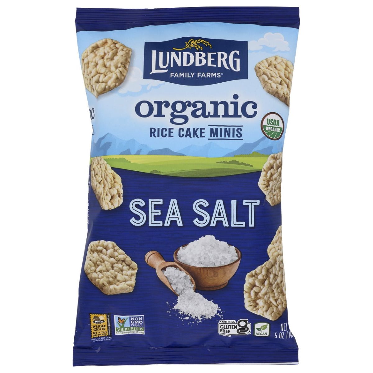 LUNDBERG: Rice Cakes Mini Sslt Org, 5 oz - #tag1# - #tag2#