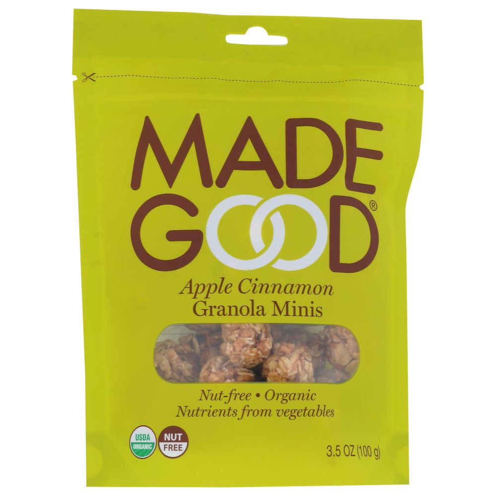 MADEGOOD: Apple Cinnamon Granola Minis, 3.5 oz - #tag1# - #tag2#