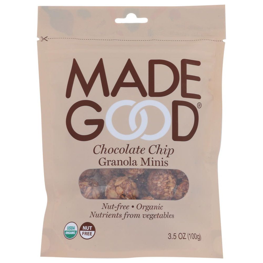 MADEGOOD: Chocolate Chip Granola Pouch, 3.5 oz - Sunshine Co Op. - #tag1# - #tag2# - #tag3# - #tag4#