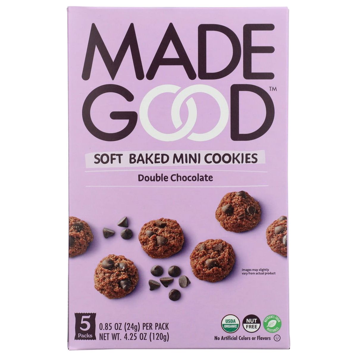 MADEGOOD: Double Chocolate Soft Baked Mini Cookies 5ct, 4.25 oz - Sunshine Co Op. - #tag1# - #tag2# - #tag3# - #tag4#