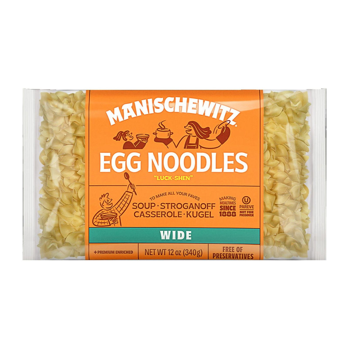 MANISCHEWITZ: Noodle Egg Wide, 12 oz - Sunshine Co Op. - #tag1# - #tag2# - #tag3# - #tag4#