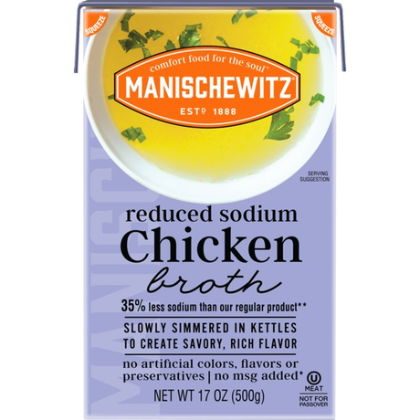 MANISCHEWITZ: Reduced Sodium Chicken Broth, 17 fo - #tag1# - #tag2#