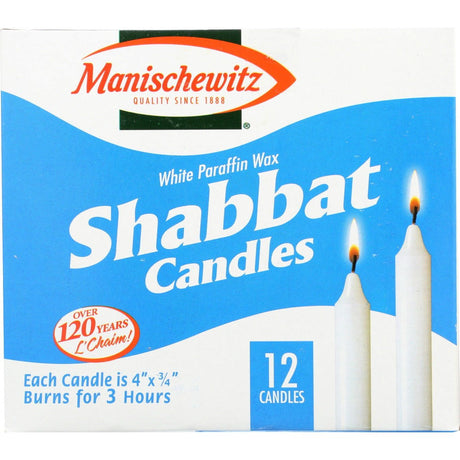 MANISCHEWITZ: Shabbat Candles, 12 ct - Sunshine Co Op. - #tag1# - #tag2# - #tag3# - #tag4#
