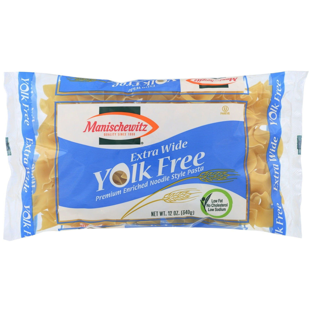 MANISCHEWITZ: Yolk Free Extra Wide Noodles, 12 oz - #tag1# - #tag2#