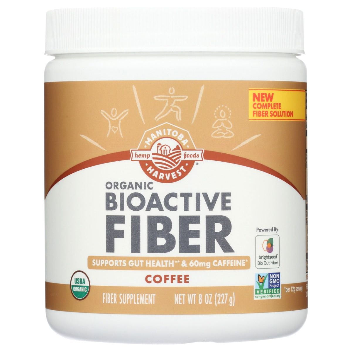 MANITOBA HARVEST: Organic Bioactive Fiber Coffee, 8 oz - #tag1# - #tag2#