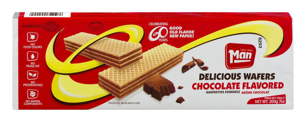 MAN: Cookie Wafer Chocolate, 7 oz - #tag1# - #tag2#