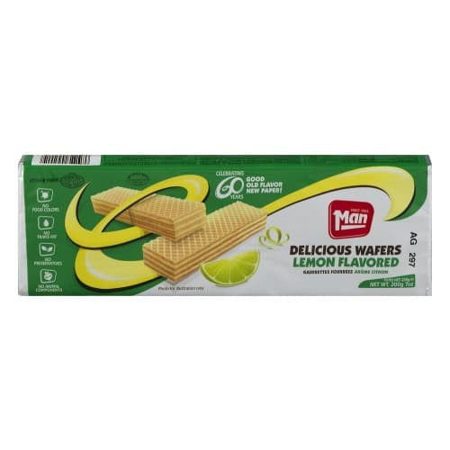 MAN: Cookie Wafer Lemon, 7 oz - #tag1# - #tag2#