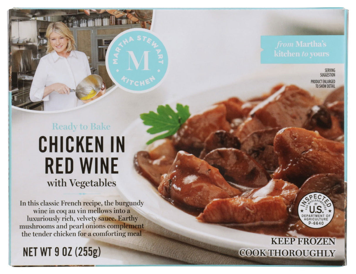MARTHA STEWART KITCHEN: Chicken In Red Wine, 9 oz - #tag1# - #tag2#