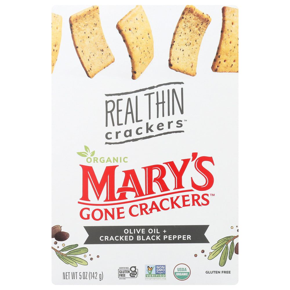 MARYS GONE CRACKERS: Olive Oil Plus Black Pepper, 5 oz - #tag1# - #tag2#