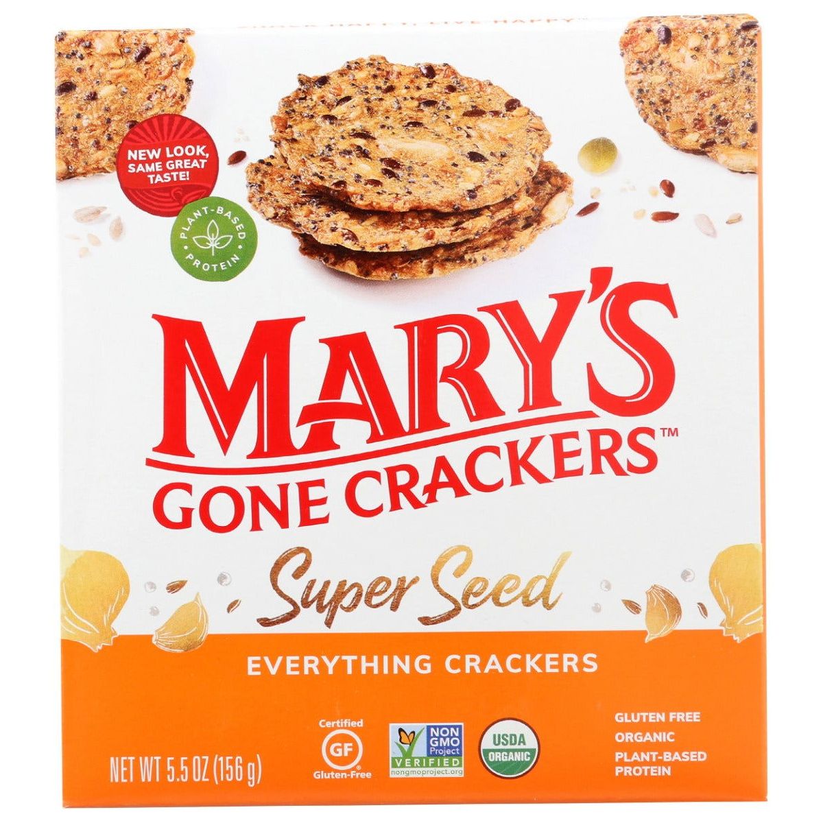 MARYS GONE CRACKERS: Super Seed Everything Crackers, 5.5 oz - Sunshine Co Op. - #tag1# - #tag2# - #tag3# - #tag4#