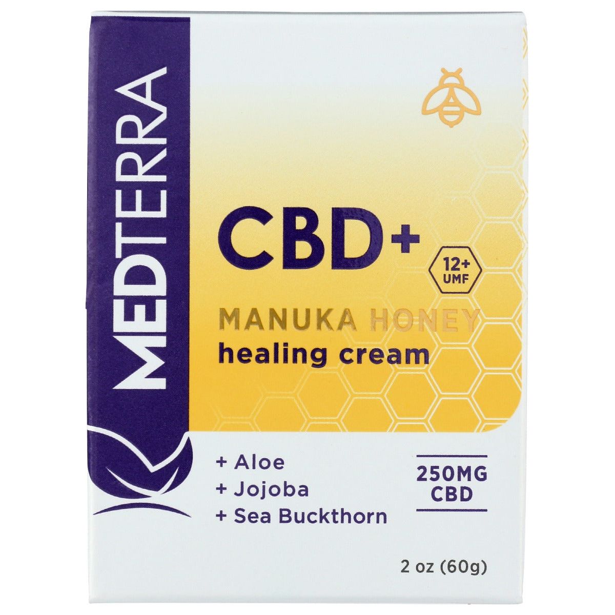 MEDTERRA: Manuka Honey CBD Healing Cream, 2 oz - #tag1# - #tag2#