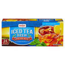 MEIJER: Tea Black Iced Tea Brew, 24 bg - #tag1# - #tag2#