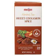 MEIJER: Tea Cinnamon Spice Herbal, 20 bg - #tag1# - #tag2#