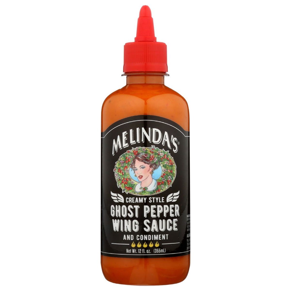 MELINDAS: Sauce Wing Ghost Pepper Cream, 12 oz - Sunshine Co Op. - #tag1# - #tag2# - #tag3# - #tag4#