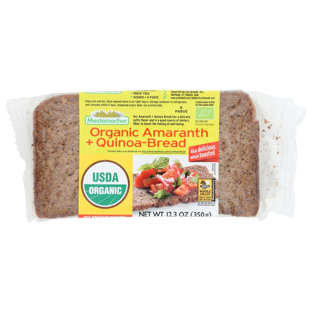 MESTEMACHER: Bread Amaranth Quinoa Organic, 12.3 oz - #tag1# - #tag2#