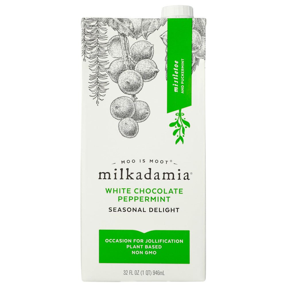MILKADAMIA: White Chocolate Peppermint, 32 fo - #tag1# - #tag2#