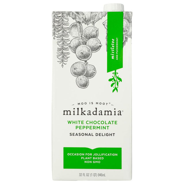 MILKADAMIA: White Chocolate Peppermint, 32 fo - #tag1# - #tag2#