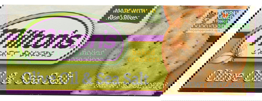 MILTONS: Cracker Olive Oil Sslt, 6.8 oz - #tag1# - #tag2#