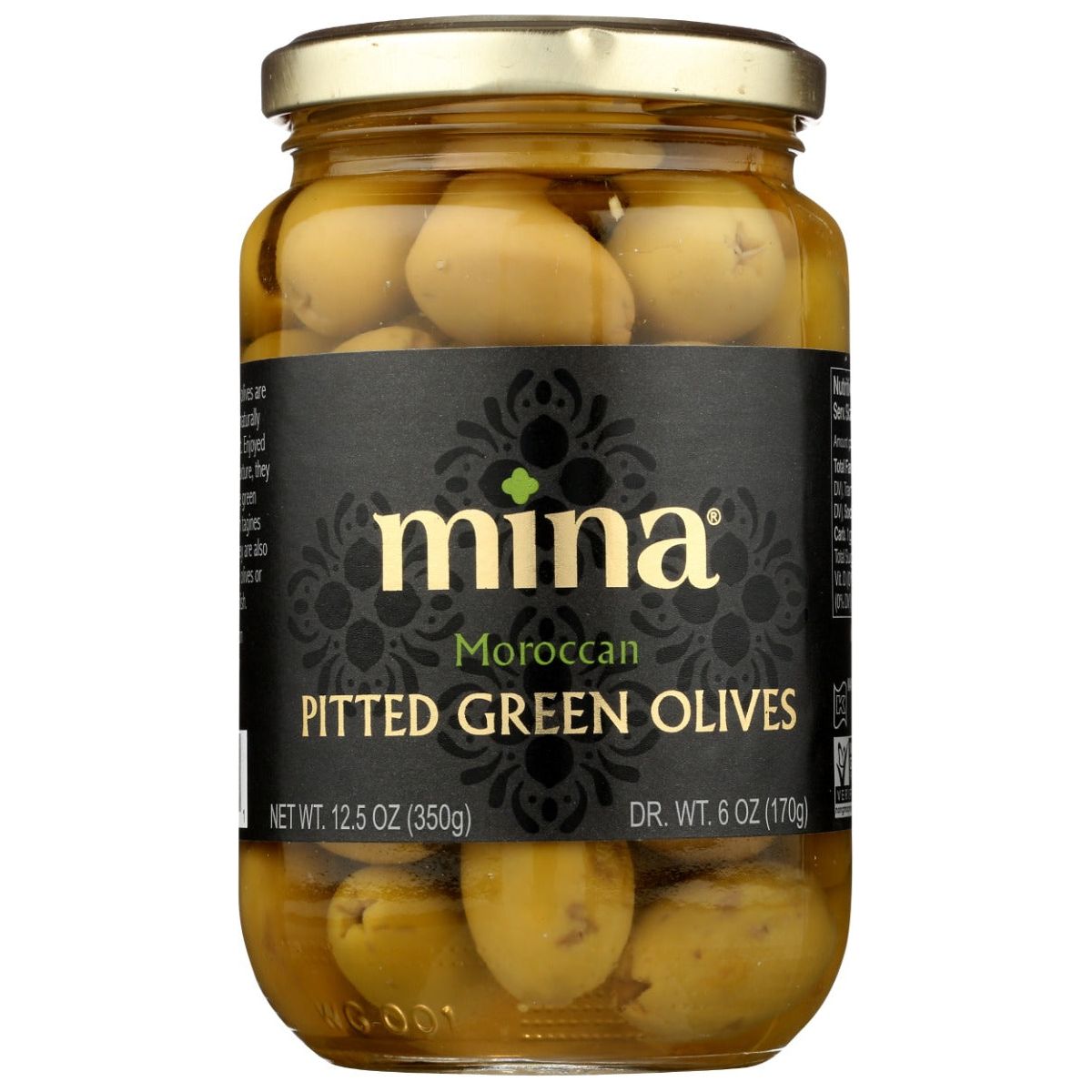 MINA: Olives Green Pittd Morocn, 12.5 oz - #tag1# - #tag2#