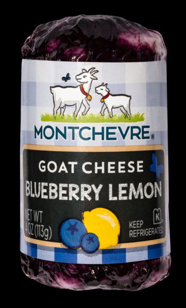 MONTCHEVRE: Chse Goat Lemon Blubry, 4 oz - #tag1# - #tag2#