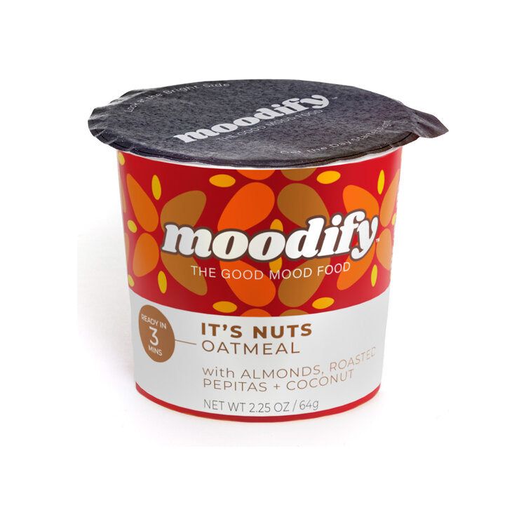 MOODIFY FOOD: Its Nuts Oatmeal, 2.25 oz - #tag1# - #tag2#