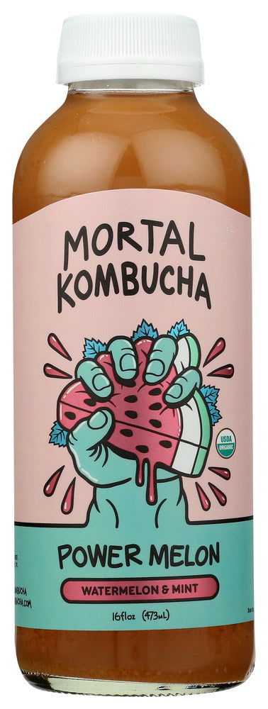 MORTAL KOMBUCHA: Kombucha Power Melon, 16 fo - #tag1# - #tag2#