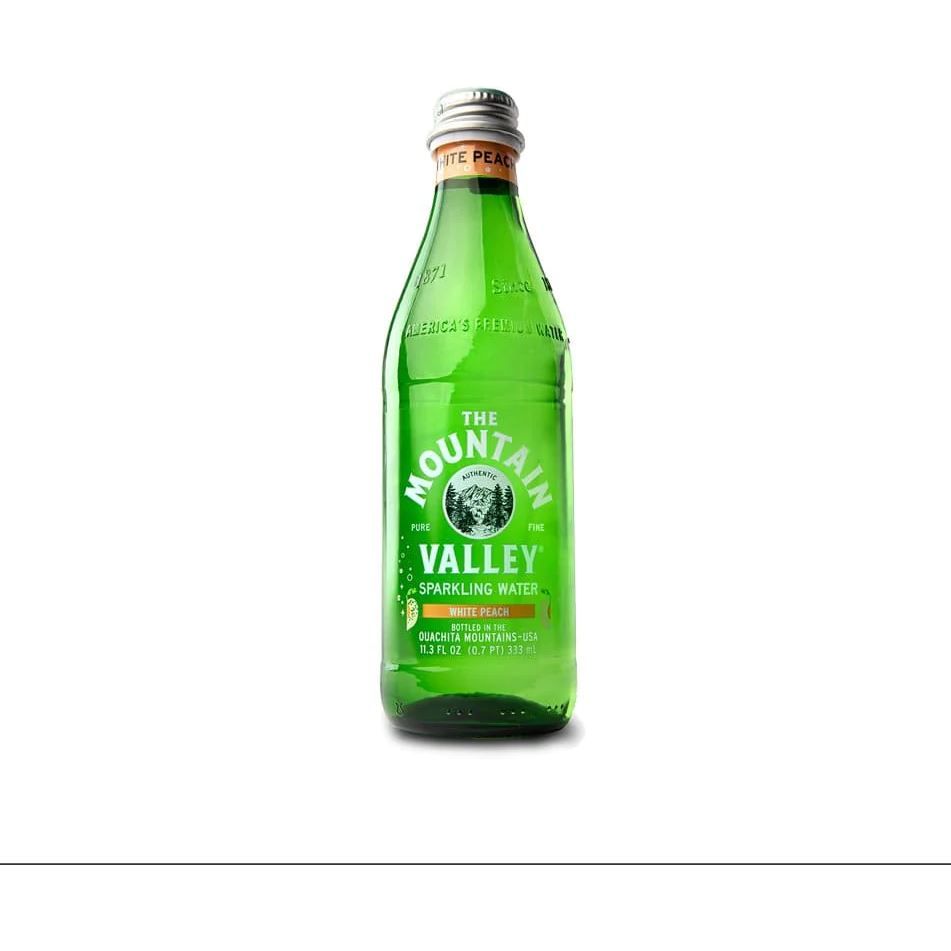 MOUNTAIN VALLEY: White Peach Sparkling Water, 11.3 fo - #tag1# - #tag2#