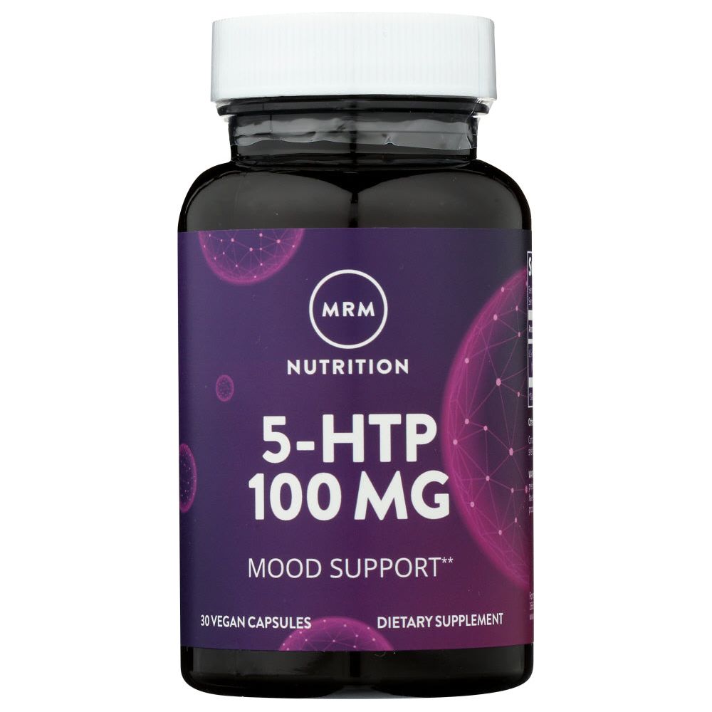 MRM: 5-HTP 100 MG Mood Support, 30 vc - #tag1# - #tag2#