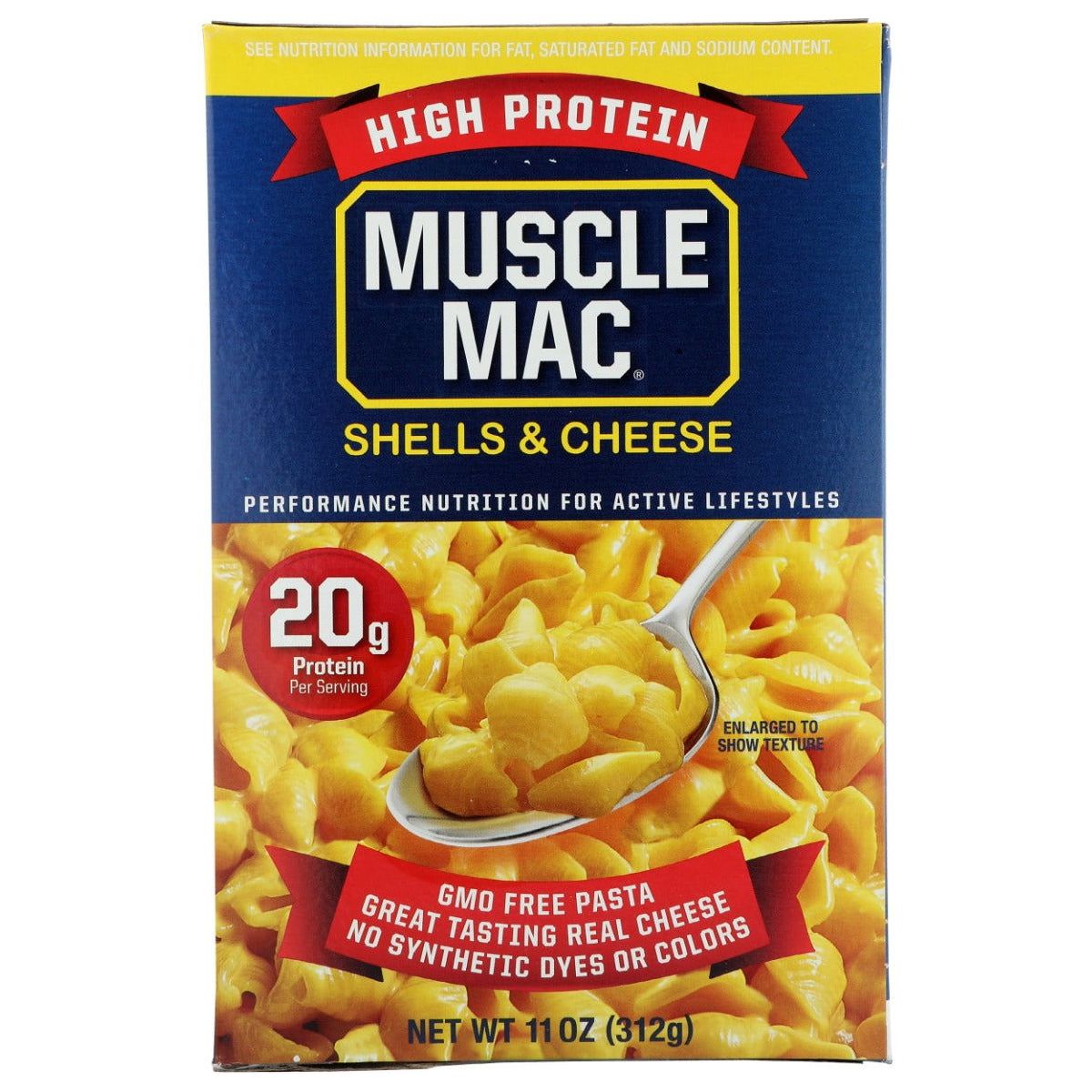 MUSCLE MAC: Shells and Cheese High Protein, 11 oz - Sunshine Co Op. - #tag1# - #tag2# - #tag3# - #tag4#