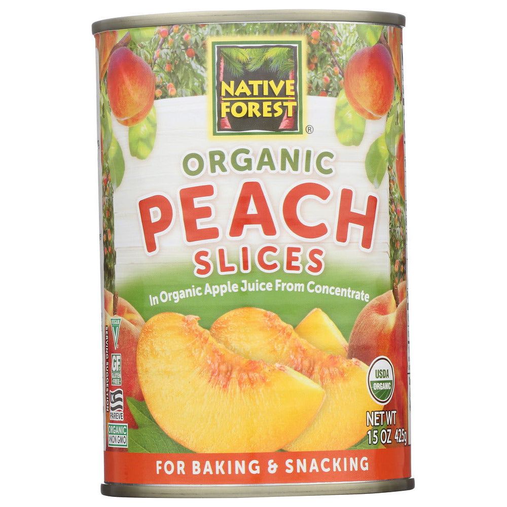 NATIVE FOREST: Organic Peach Slices, 15 oz - Sunshine Co Op. - #tag1# - #tag2# - #tag3# - #tag4#