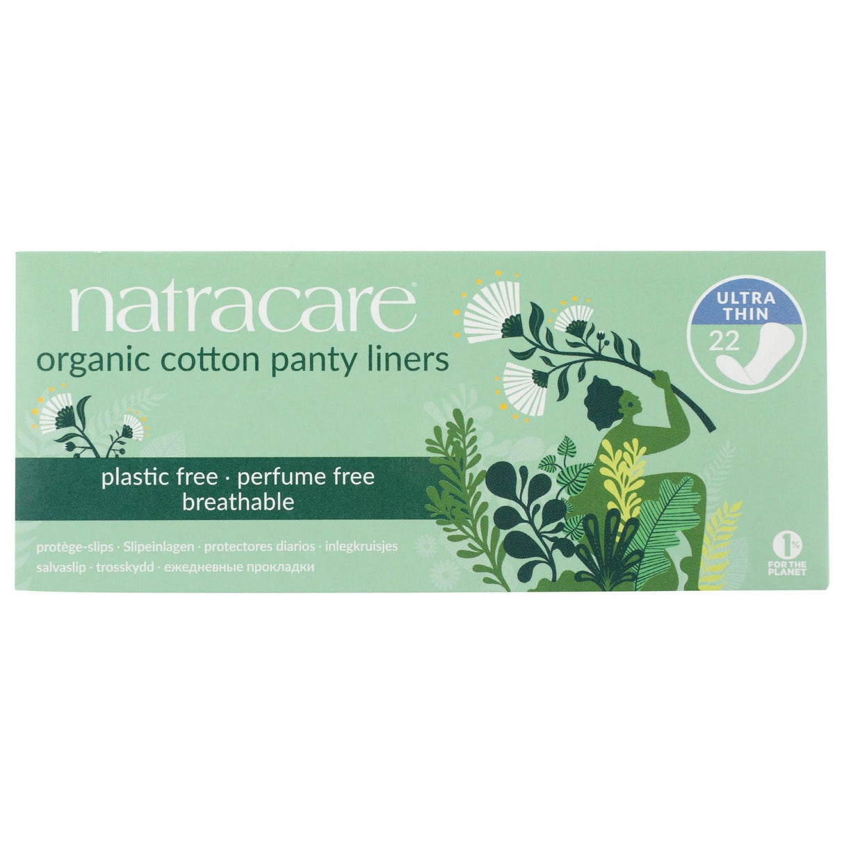 NATRACARE: Ultra Thin Panty Liners, 22 pc - #tag1# - #tag2#