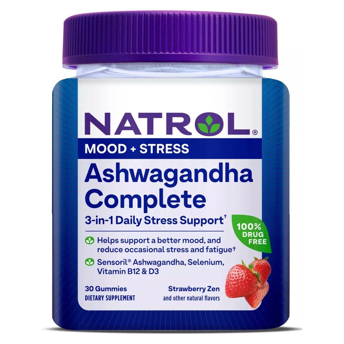 NATROL: Ashwagandha Complete Gummy, 30 pc - #tag1# - #tag2#