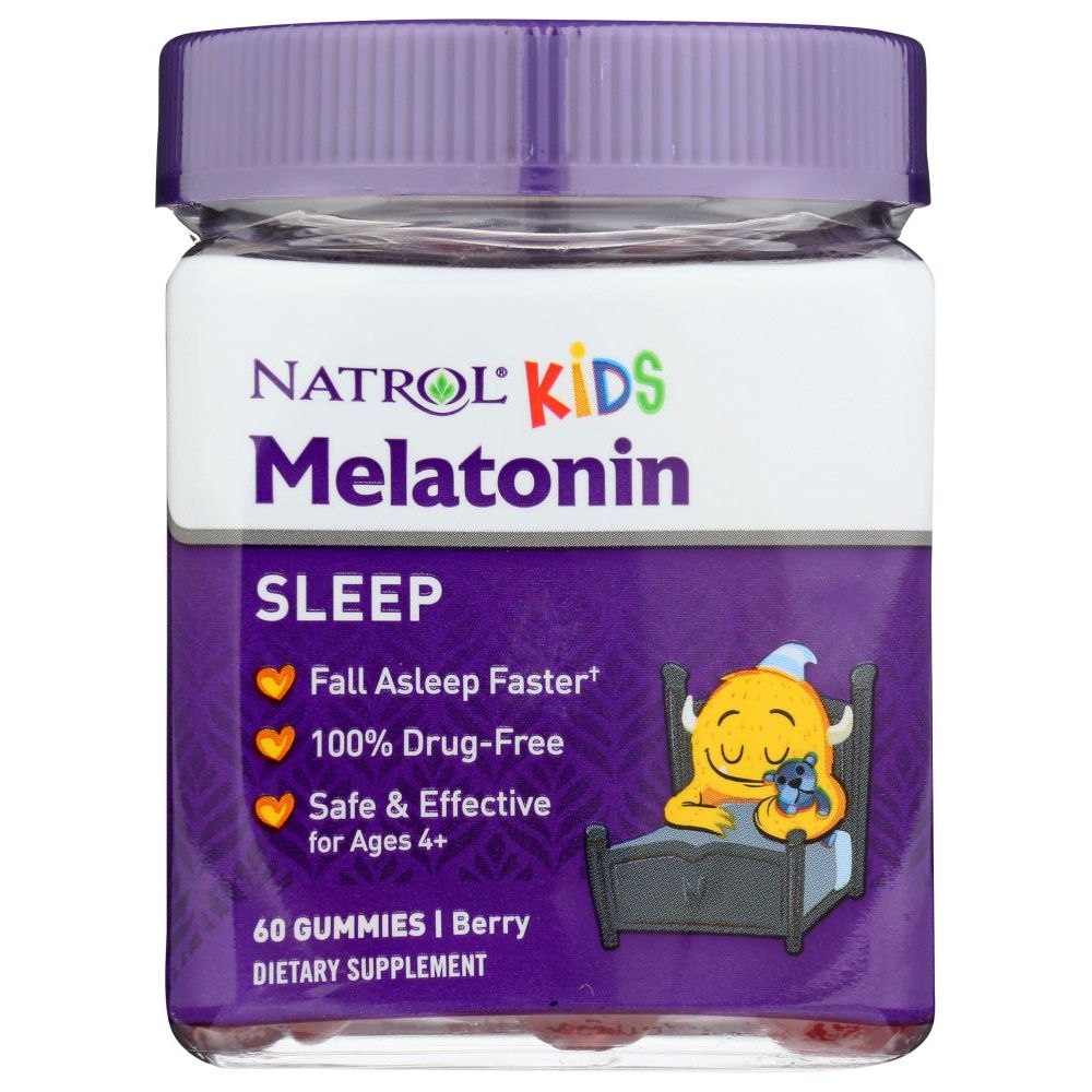 NATROL: Kids Melatonin Berry Gummies, 60 pc - #tag1# - #tag2#