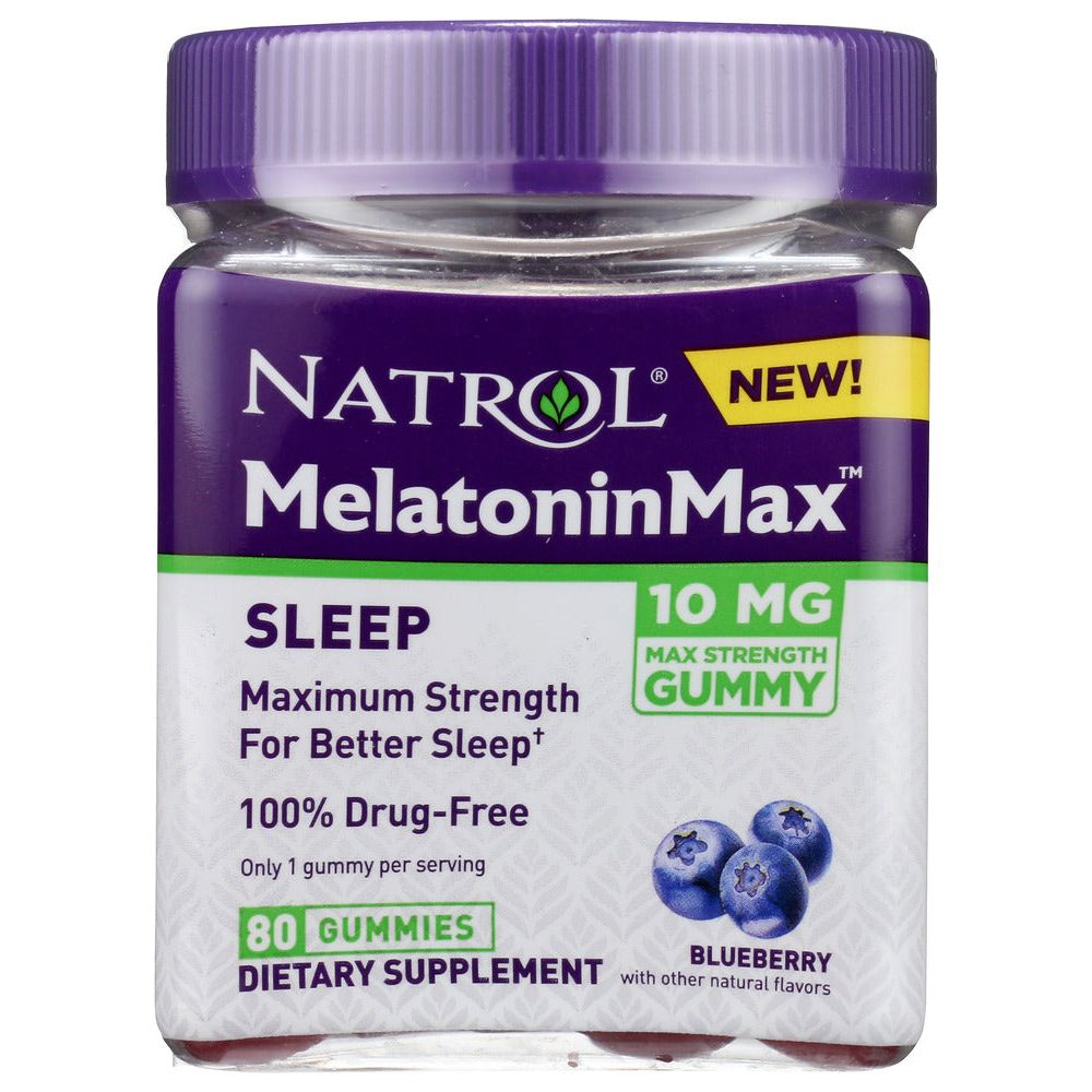 NATROL: MelatoninMax Gummy 10mg, 80 pc - #tag1# - #tag2#