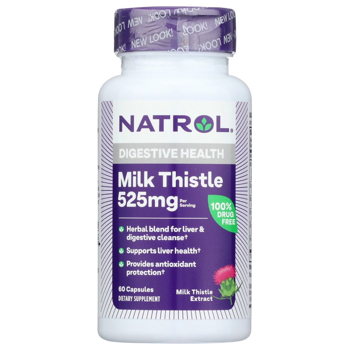 NATROL: Milk Thistle Capsules, 60 tb - Sunshine Co Op. - #tag1# - #tag2# - #tag3# - #tag4#