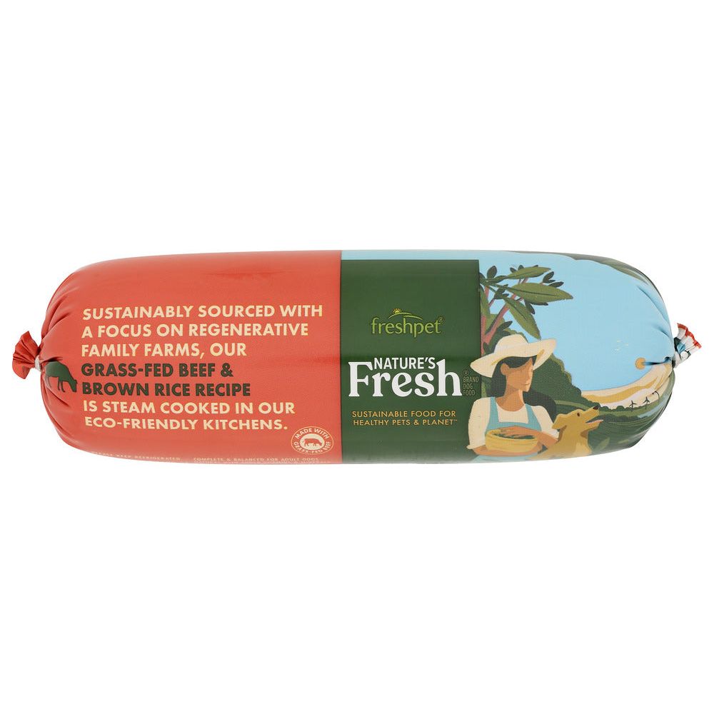 NATURES FRESH: Pet Beef Roll Nature Fresh, 1.5 lb - #tag1# - #tag2#