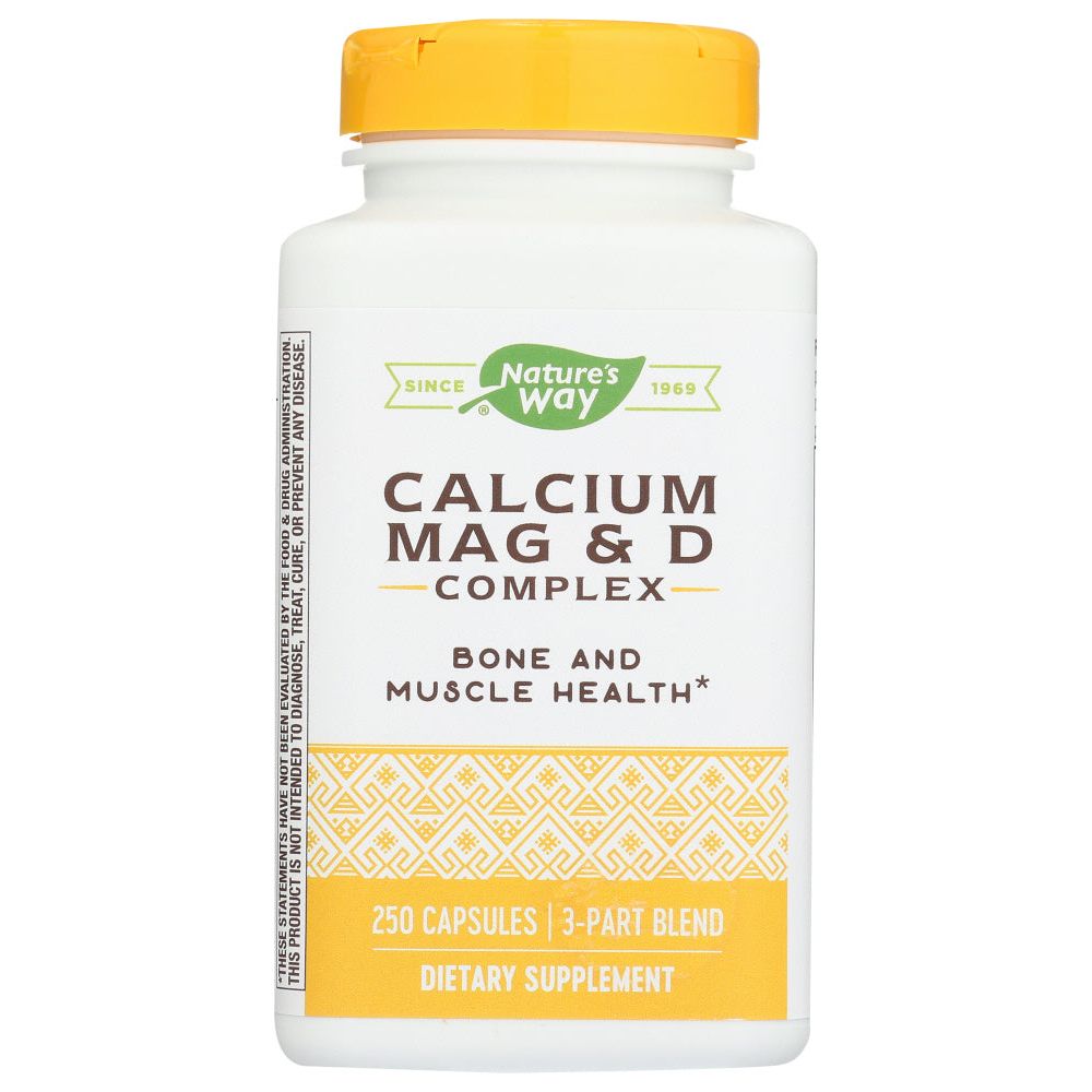NATURES WAY: Calcium Magnesium Vitamin D, 250 cp - #tag1# - #tag2#