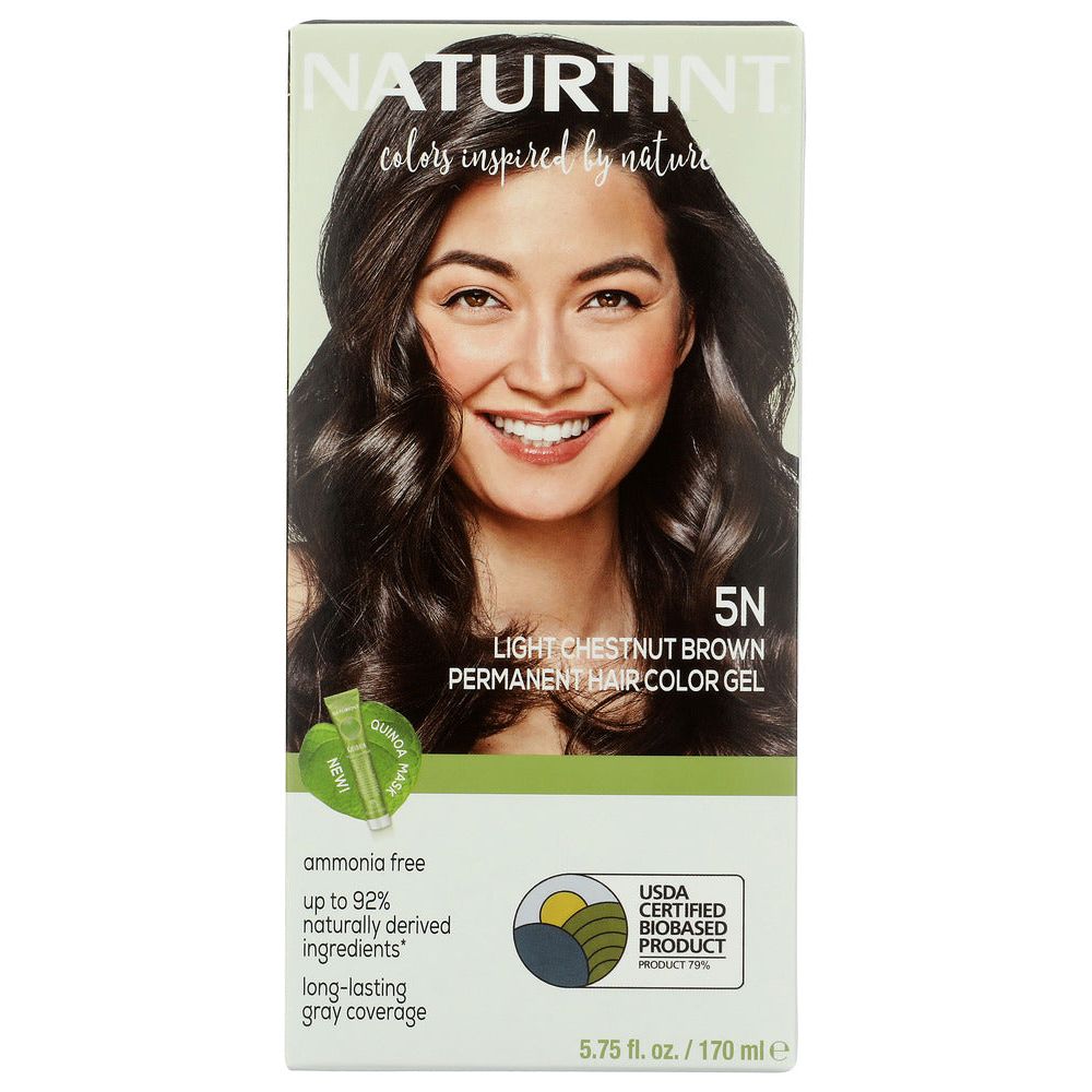 NATURTINT: Permanent Hair Color 5N Light Chestnut Brown, 5.28 oz - #tag1# - #tag2#