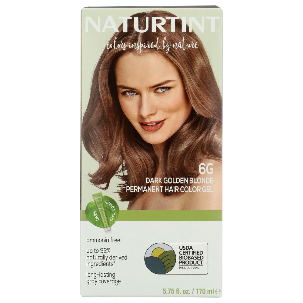 NATURTINT: Permanent Hair Color 6G Dark Golden Blonde, 5.28 oz - #tag1# - #tag2#