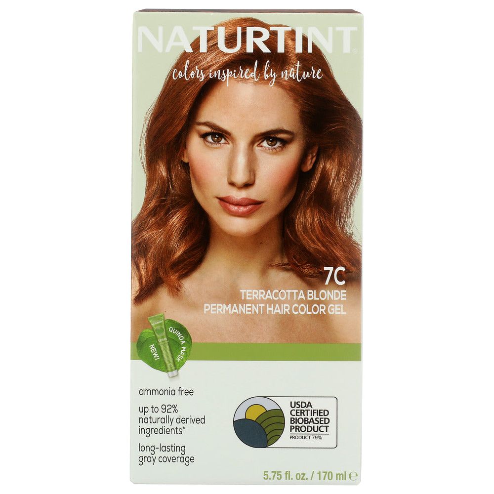 NATURTINT: Permanent Hair Color 7C Terracotta Blonde, 5.28 oz - #tag1# - #tag2#