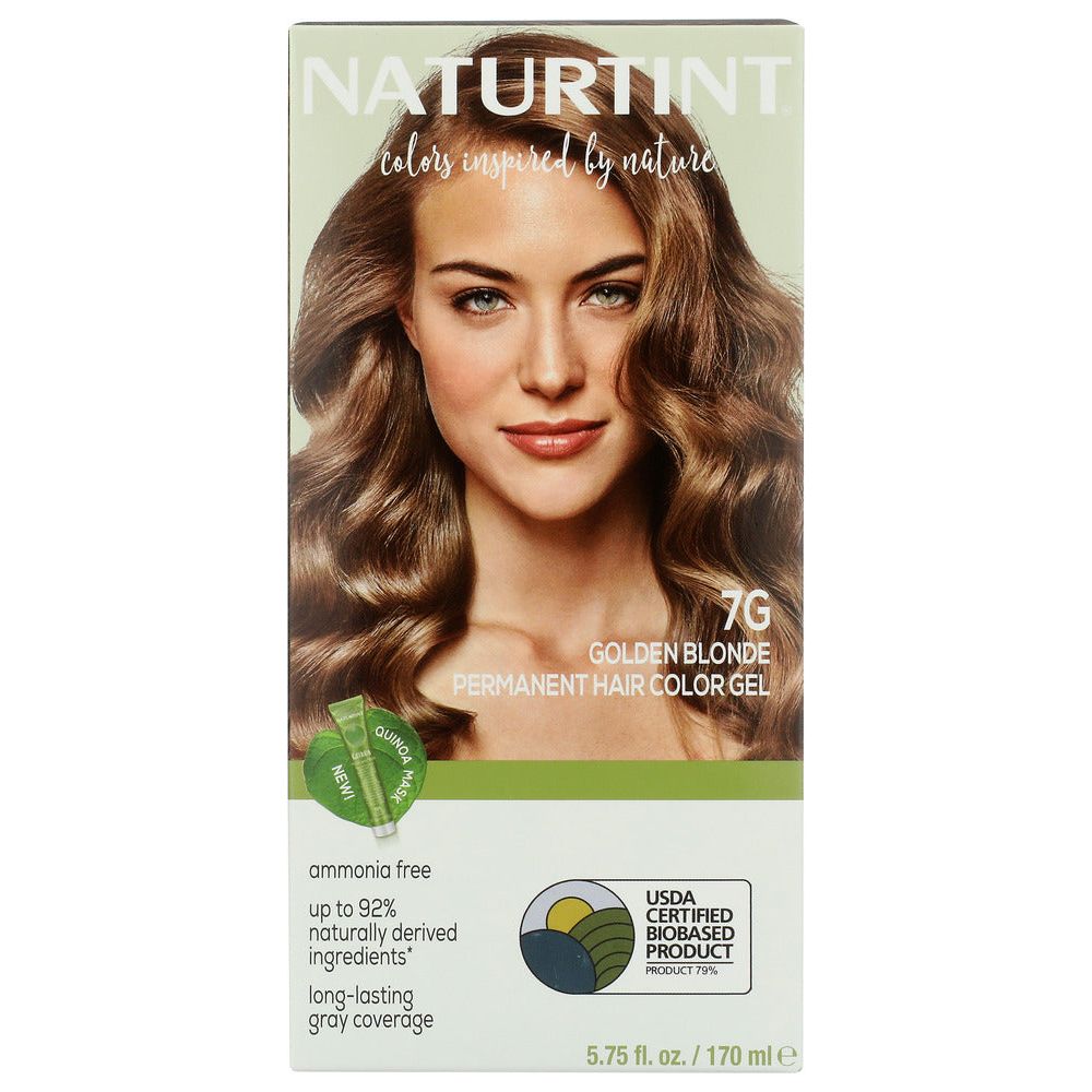 NATURTINT: Permanent Hair Color 7G Golden Blonde, 5.28 oz - #tag1# - #tag2#