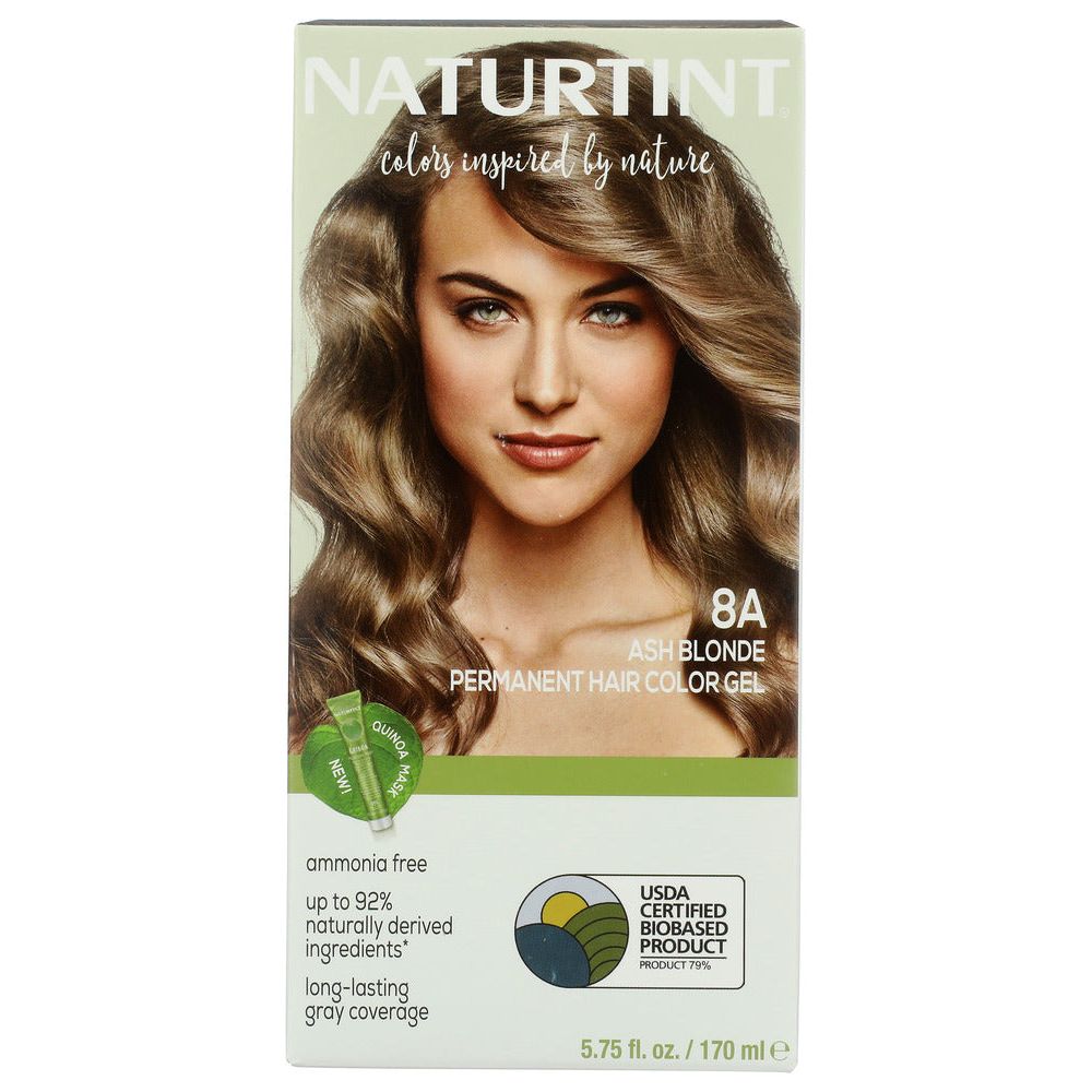 NATURTINT: Permanent Hair Color 8A Ash Blonde 5.28 Oz - #tag1# - #tag2#