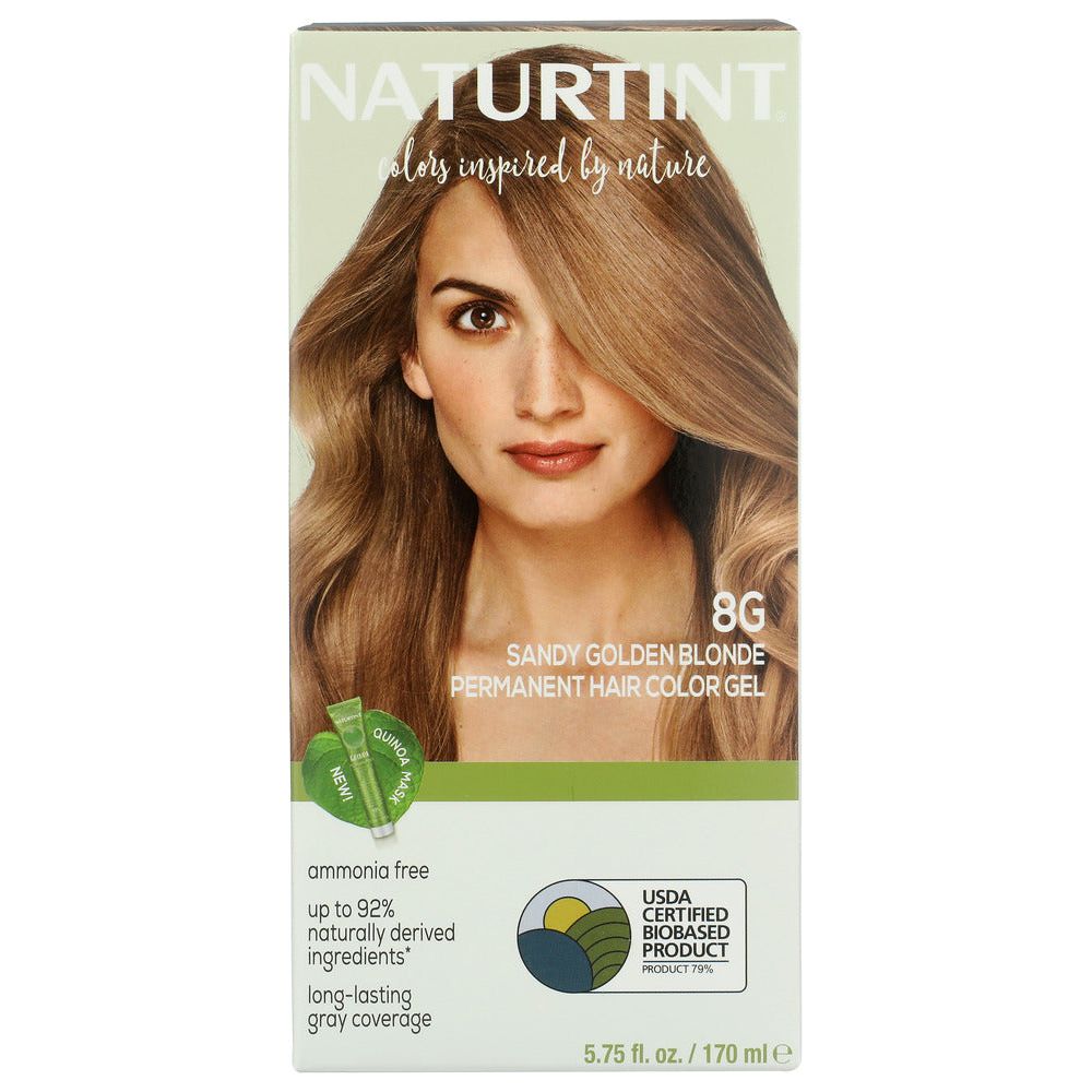 NATURTINT: Permanent Hair Color 8G Sandy Golden Blonde, 5.28 oz - #tag1# - #tag2#